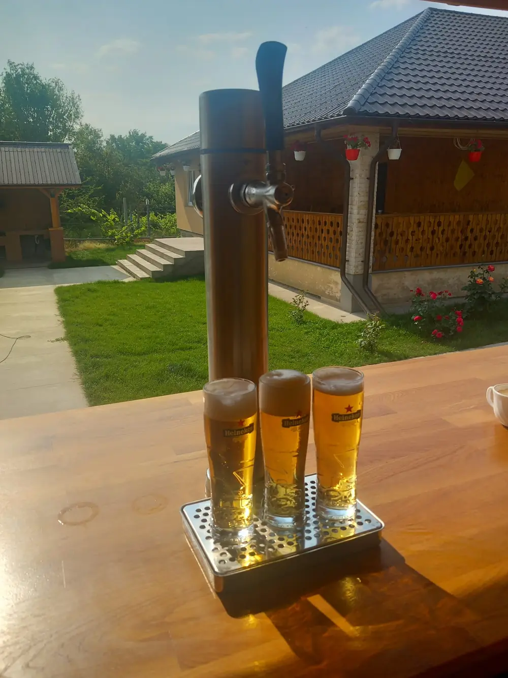 Barul din curtea Pensiunii Dunărea